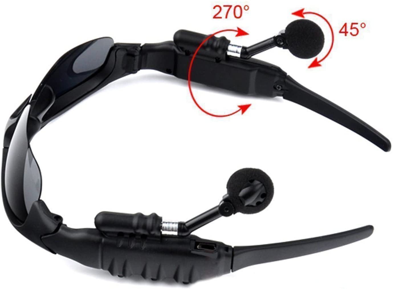 Compatible and with Bluetooth Samsung Phones Headset, Smart Other iPhone LG Sunglasses Techken