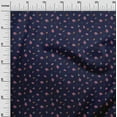 thumbnail image 2 of oneOone Organic Cotton Poplin Twill Fabric Leaves & Flower Floral Printed Craft Fabric BTY 42 Inch Wide, 2 of 4