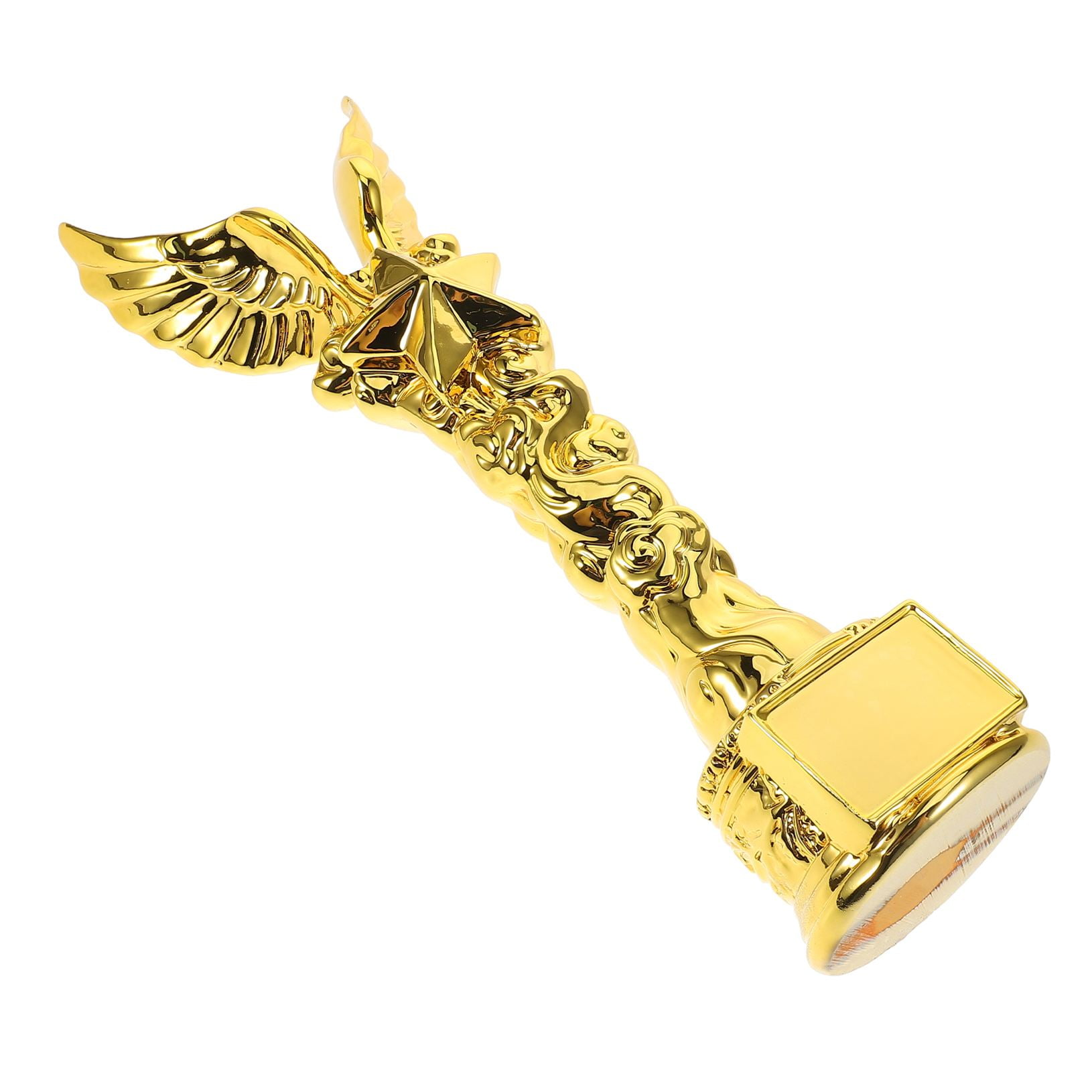 ELAYARD Golden Resin Employee Award Trophy with Design and Elegant Finish for Home or Office Recognition