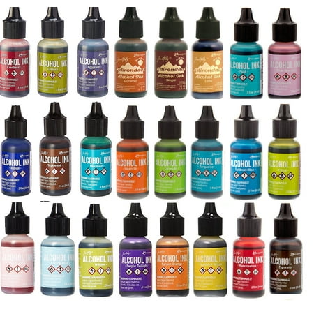 alcohol ink holtz tim inks adirondack bottle mega diy packs painting ranger matthews linda artnews scrap crop supplies
