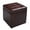 Brown, variant on Giantex Seat Cube with Storage Space, Ottoman Made of Artificial Leather & Wood, Upholstered Ottoman, Brown
