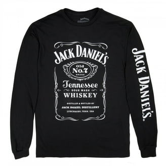 Jack Daniels Men's Gray Old Time Tennessee Whiskey Tee T-Shirt L/S