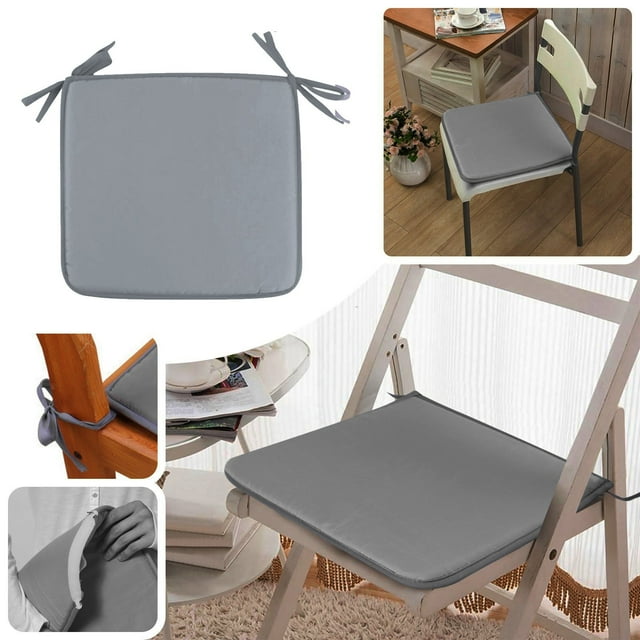 Coussin d'Assise à Sangle Carrée pour Chaises et Tabourets de Salle à Manger d'Extérieur - Coussin Confortable pour Tabouret de Patio et de Jardin pour Usage Intérieur et Extérieur