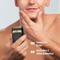 thumbnail image 2 of Cutting Edge Foil Travel Shaver - Compact, Hypoallergenic Titanium Blade, Battery Powered, 2 of 8