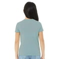 thumbnail image 3 of BELLA + CANVAS Youth CVC Unisex Jersey Tee 3001YCVC - Heather Blue Lagoon Size XL, 3 of 5