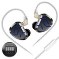 thumbnail image 2 of Auriculares internos con cable para monitor, auriculares deportivos para jugadores con cancelación de ruido (con micrófono), 2 of 9