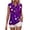 C-Dark Purple402, variant on Polo Shirts For Women Polka Dot Sleeveless Turndown Collar Loose Fit Stretchy Soft Golf Tennis Shirts Comfy Tops
