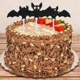 thumbnail image 5 of Halloween Cake Inserts Bat Witch Hat Decoration for Festival Parties Party Cake Supplies (6pcs) 6PCS, 5 of 7