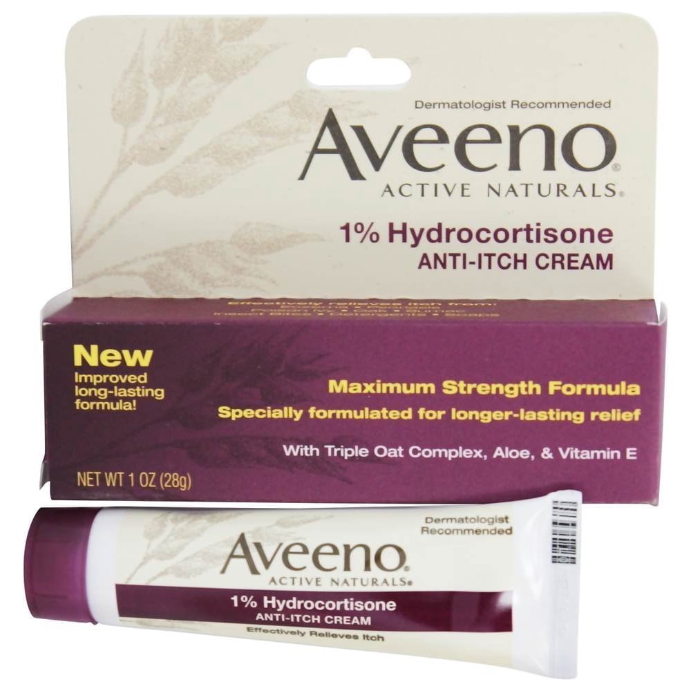 Aveeno 1 Hydrocortisone AntiItch Cream, Maximum Strength1 oz