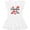 AA-White, variant on Inktastic Grandma Was Here Red Kisses Girls Toddler Dress