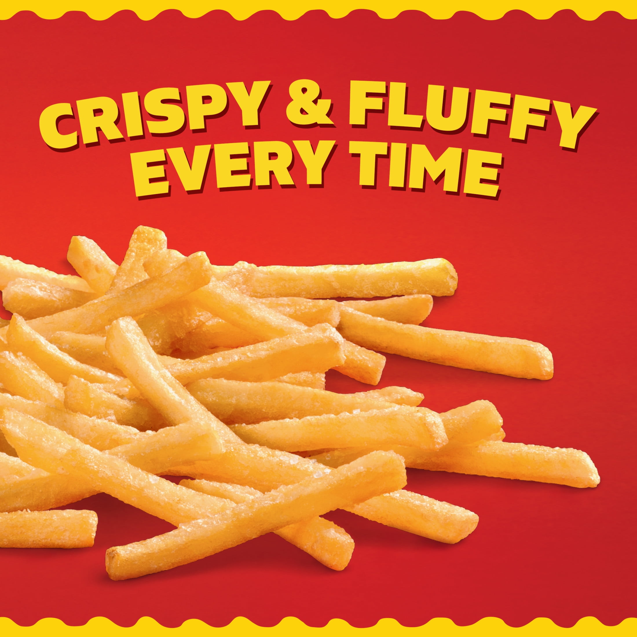 Ore-Ida Extra Crispy Fast Food Fries French Fried Frozen Potatoes, 1 Value Size Bag, for Easy Snacks and Dinner Sides, Gluten-Free, 4 lb