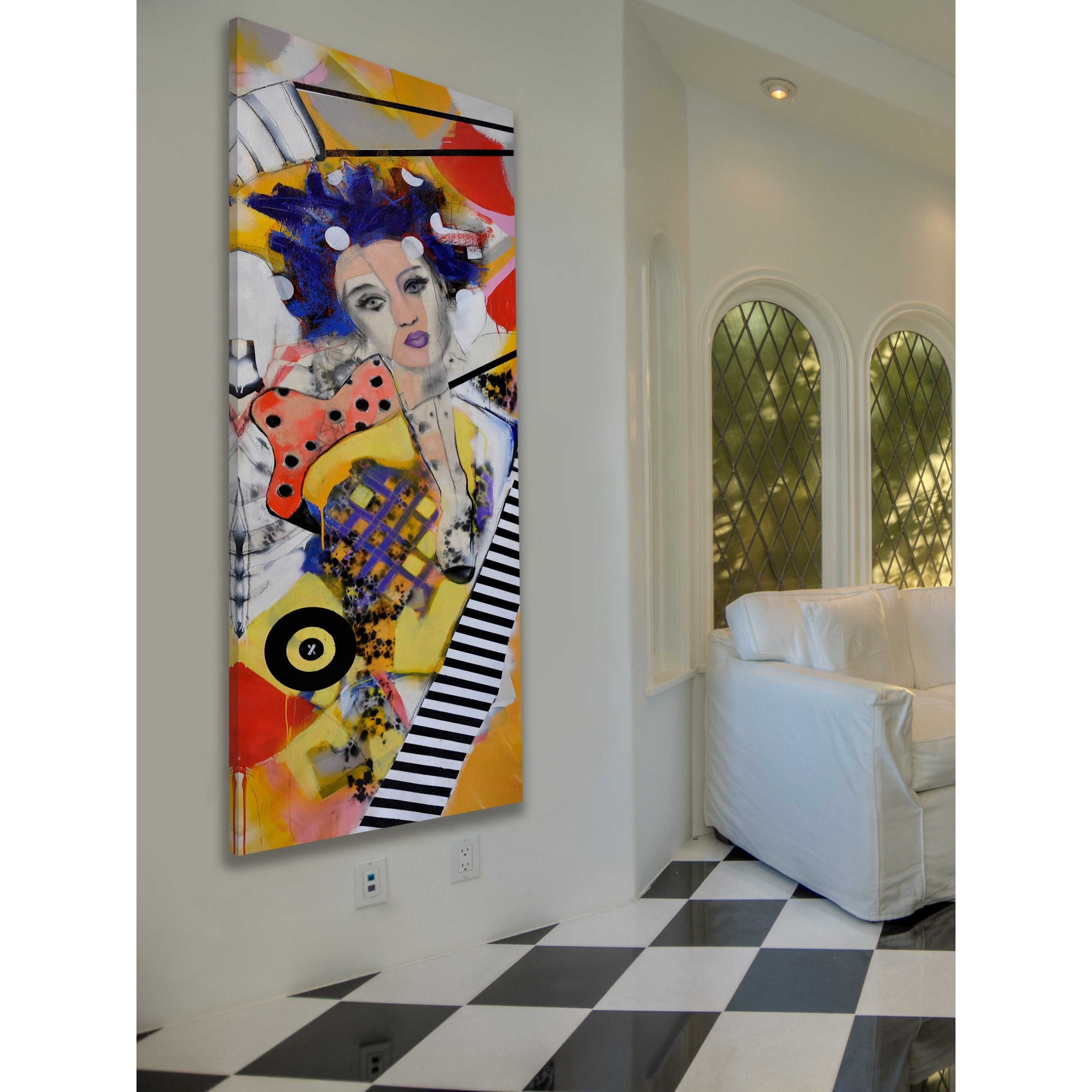 Mimography Marionette Painting Print on Wrapped Canvas
