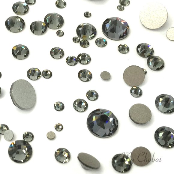 Decoración de uñas con cristales planos de Swarovski, 144 unidades
