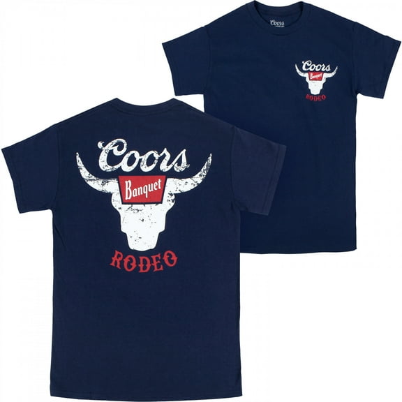 Coors Banquet Blue Rodeo Colorway T-Shirt-2XLarge