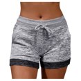 thumbnail image 1 of Abcnature Plus Size Shorts, Womens Athletic Shorts, Women Pockets Loose Hot Summer Beach Shorts, Trousers Sports, Comfy Beach Shorts, Yoga Pants, Cycling Sport Shorts Gray M, 1 of 6