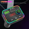 thumbnail image 6 of RHEA- Bluetooth 5.0 Car Wireless Fm Transmitter Adapter 2Usb Pd Charger Aux Hands-Free, 6 of 6