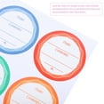 thumbnail image 2 of 10 Sheets Mason Jar Labels Assorted Color 1.97X1.97X0.04in Clear Printing Technology Kitchen Organization, 2 of 5