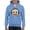 Carolina Blue, variant on Music Lover Fun Graphic Dj Trendy Graphic Symbol Youth's Hoodie