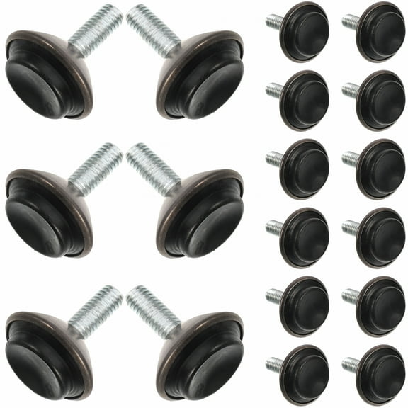 LAMIRO 20 Pcs Heavy Duty Chair Desk Legs Adjustable Workbench Legs Table Legs Adjustable Furniture Feet Furniture Swivel Feet Thread Iron Not Embroidered Just