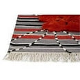 thumbnail image 3 of MA Trading Handmade Kingston Red Wool Rug (India) - 5'6 x 7'10, 3 of 5
