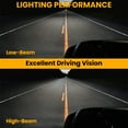 thumbnail image 6 of Spec-D Tuning Black LED Tube Projector Headlights Compatible with 2008-2012 Chevy Malibu LS / LT / LTZ, 2008-2010 Chevy Malibu Hybrid, Left + Right Pair Headlamps Assembly, 6 of 6