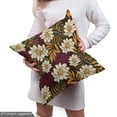 thumbnail image 5 of Ambesonne Tropical Abstract Fabric by the Yard Upholstery, Family Memories, 3 Yards, Apricot Beige and Maroon, 5 of 5