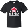 thumbnail image 3 of Inktastic Red Friday Remembering Everyone Deployed with Red American Flag Youth T-Shirt, 3 of 5
