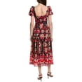 thumbnail image 2 of Adrianna Papell womens  Short Sleeve Midi Dress, 8, Black, 2 of 3