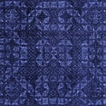 thumbnail image 1 of Ahgly Company Indoor Square Abstract Blue Modern Area Rugs, 8' Square, 1 of 4