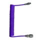 thumbnail image 5 of Cable de teclado mecánico Cable de datos USB Cable de cabeza de aviación Cable de resorte Cable de teclado para juegos, B, 5 of 5
