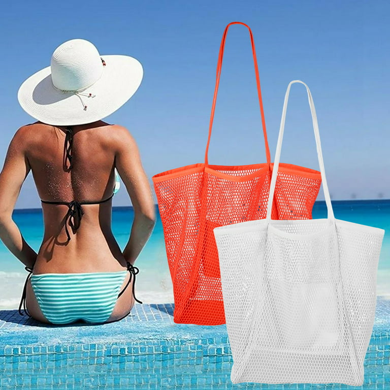  Rubber Beach Bag,Beach Bags Waterproof Sandproof Pool Bag Tote  Bags for Women Durable Lightweight for Beach Boat Sports : Clothing, Shoes