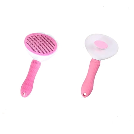 Enhanced Self-Cleaning Slicker Brush Dog Grooming Brush Cat Brush for dog cat grooming Shedding