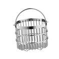 thumbnail image 3 of DimyFew Panier à Collation, Panier en Maille, Panier de Cuisine en Acier Inoxydable, Panier de Rangement, Empilable pour Ranger Collations, Jouets et Aliments avec Structure Ventilée pour O 15cm avec Poignée, 3 of 8
