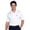 White/Oyster, variant on Monterey Club Men's West Tonal Stripe Texture Golf Polo Shirt #1631