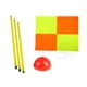 thumbnail image 4 of Postes de agilidad para fútbol, ​​esquina de fútbol, ​​campo de fútbol de bandera, campo de juego de bandera de esquina 3 postes con base roja., 4 of 9