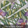 thumbnail image 7 of Purple Floral Spring Throw Pillow Cover 16 x 24 Inch Decorative Pillow Cover Lavender Buffalo Plaid Botanical Lumbar Pillowcase Seasonal Rectangle Cushion Case for Couch Sofa Bed Living Room, 7 of 7