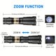 thumbnail image 4 of 2-in 1 Dual Light Flashlight, T6+UV Black Light, Pet Urine Detection ,Ultraviolet ,Zoomable Waterproof Tactical Torch, 5 Modes, Home Outdoor, Fishing, Cycling, Camping Lantern, 18650 Battery, 4 of 5