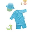 thumbnail image 4 of Gunia Toddler Baby Boys Swimwear Swimsuit Long Sleeve Blue Dinosaur Bathing Suit Comfortable Holiday Beach Wear 2-3 Years, 4 of 8