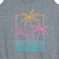 thumbnail image 3 of Instant Message - Line Drawing Sunset - Women's Racerback Tank Top, 3 of 6