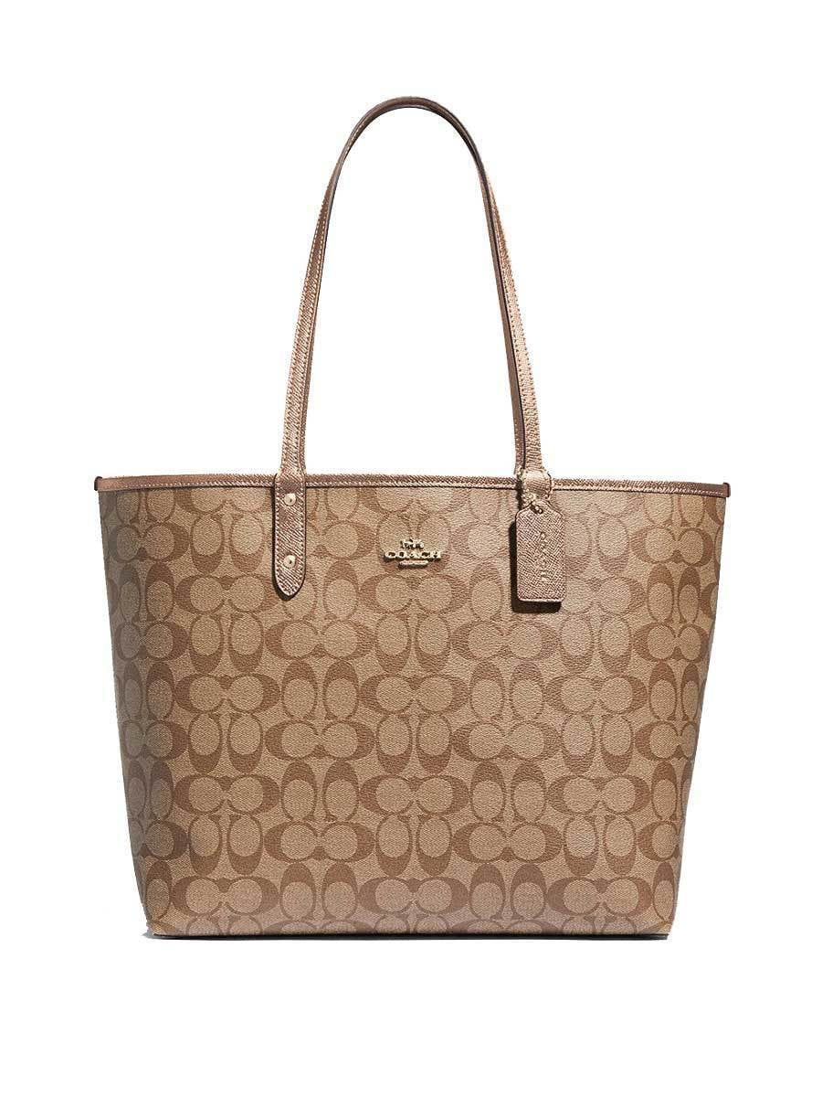 rose gold coach bag