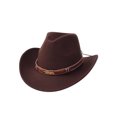 thumbnail image 5 of LILIYA Western Cowboy Hat for Women and Men, Classic Unisex Wide Brim Shapeable Headwear with Decorative Belt Buckle, Lightweight Sun Protection Hat, 5 of 5