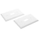 thumbnail image 3 of White PC Material Electrical Outlet Cover for Switch with Durable and Heat Resistant Design 2 Pcs, 3 of 3