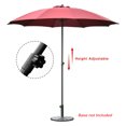 thumbnail image 2 of Costway Parasol Réglable en Hauteur Marché Parasol en Hêtre Bordeaux, 2 of 7