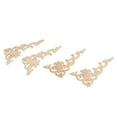 thumbnail image 3 of 4 apliques de esquina de madera decorativos tallados para puertas de armarios, camas, armarios y muebles., 3 of 14