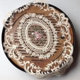 thumbnail image 4 of Set of 2 Retro Lace Placemats, French Crochet Doilies, Hand Embroidered Table Mat, Beige Table Mat 12 x 16", 4 of 5