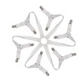 thumbnail image 1 of Yuarrent Elastic Bed Sheet Holder Clip Fastener Mattress for  Covers Bed Sheets Juegos de cama Blanco, 1 of 1