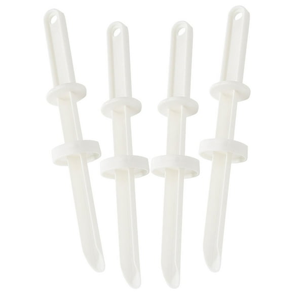 SEWACC Convenient Handheld Food Injector for Daily Use Safe and Washable PP Material White Pieces