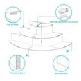 thumbnail image 5 of NIUBEE Acrylic Cupcake Stand Dessert Display with Anti-Slip Mats Cupcake Tower Party Events Decorations Supplies,2 Pcs, 5 of 8