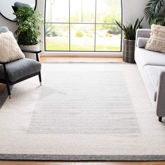 Safavieh Kilim Darian Geometric Reversible Area Rug, Ivory/Gray, 8' x 10'