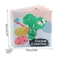 thumbnail image 3 of A Childrens Color Cloth Book Educational Toy Hand Puppet With Crinkle Paper Washable, 3 of 4